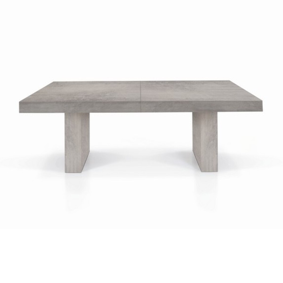 Tavolo JESOLO in legno nobilitato beton allungabile 160x90 cm - 410x90 cm