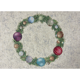 Runner Natalizio Tessuto Gobelin Disegno Soldatino 45x140