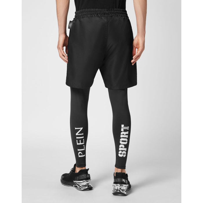 PLEIN SPORT Sport Leggings SCRATCH