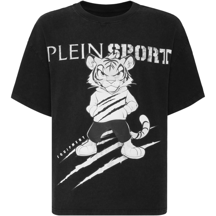 PLEIN SPORT T-Shirt Round Neck Ss TIGER