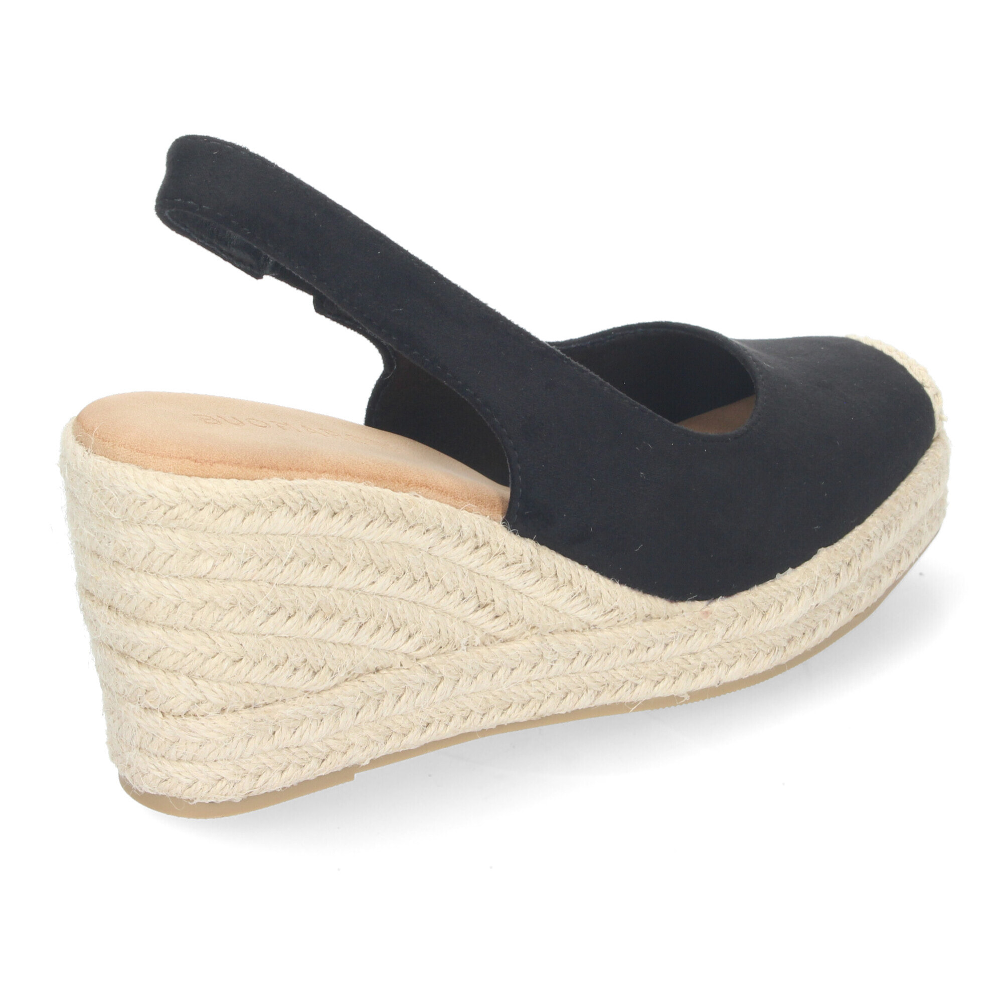 Sandalias de cuña de Yute para Mujer, con Puntera Cerrada