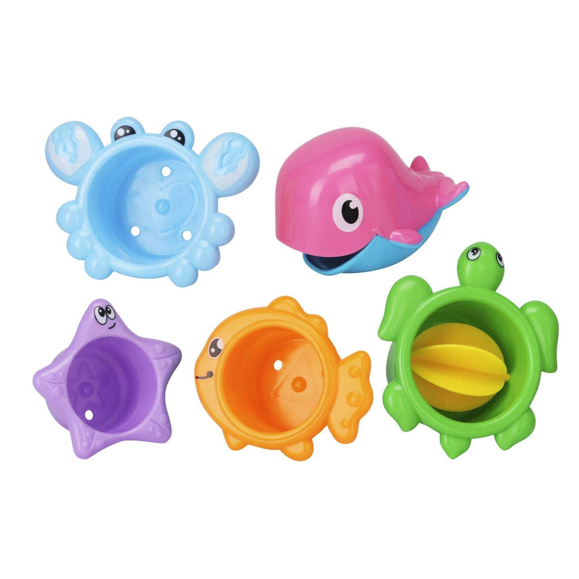 Well home - juego de baño waterwold design de 5 piezas