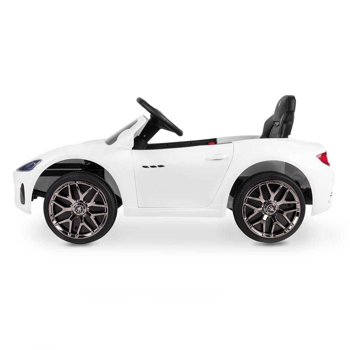 Coche de bateria MASERATI WHITE vehículo eléctrico infantil 12V7AH +3 años