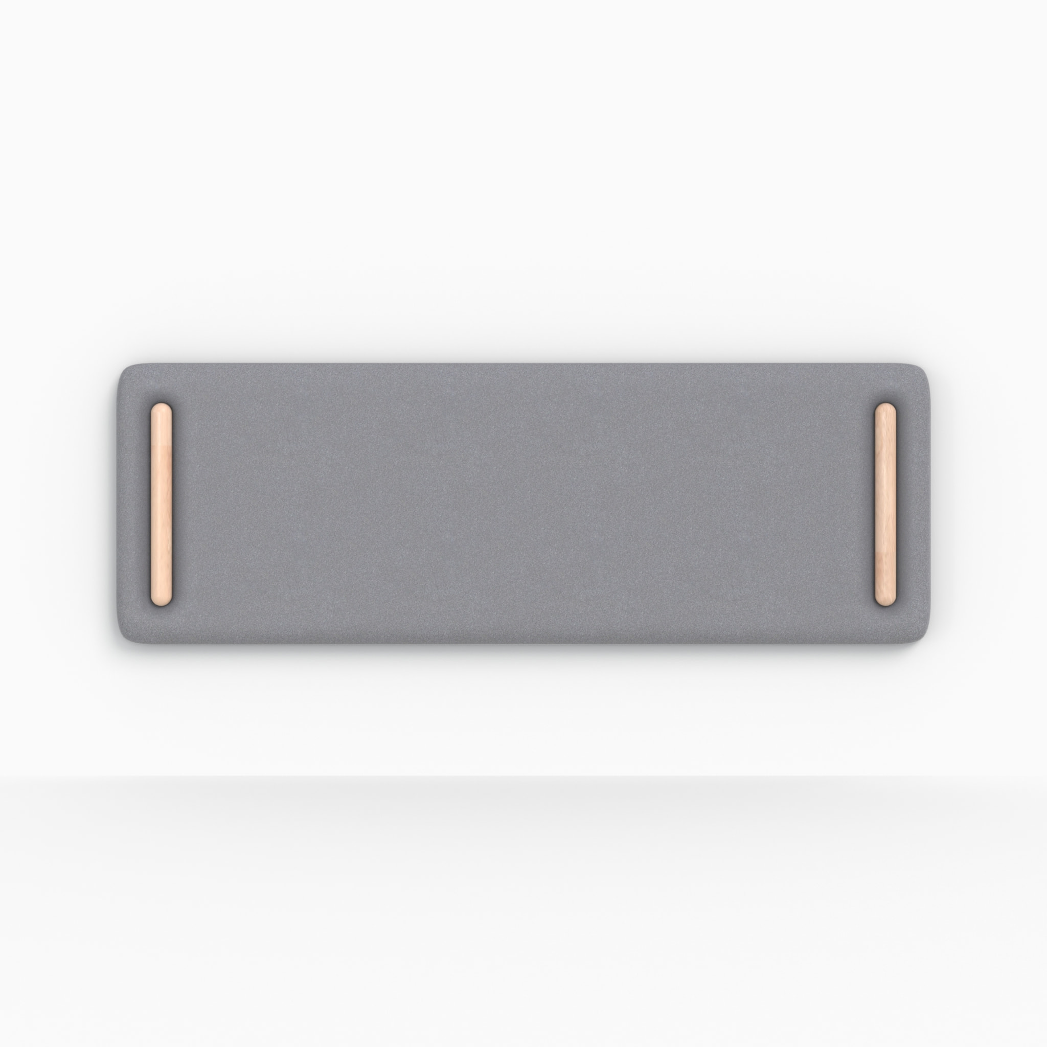 Tête de lit en tissu gris 160 cm - Katia