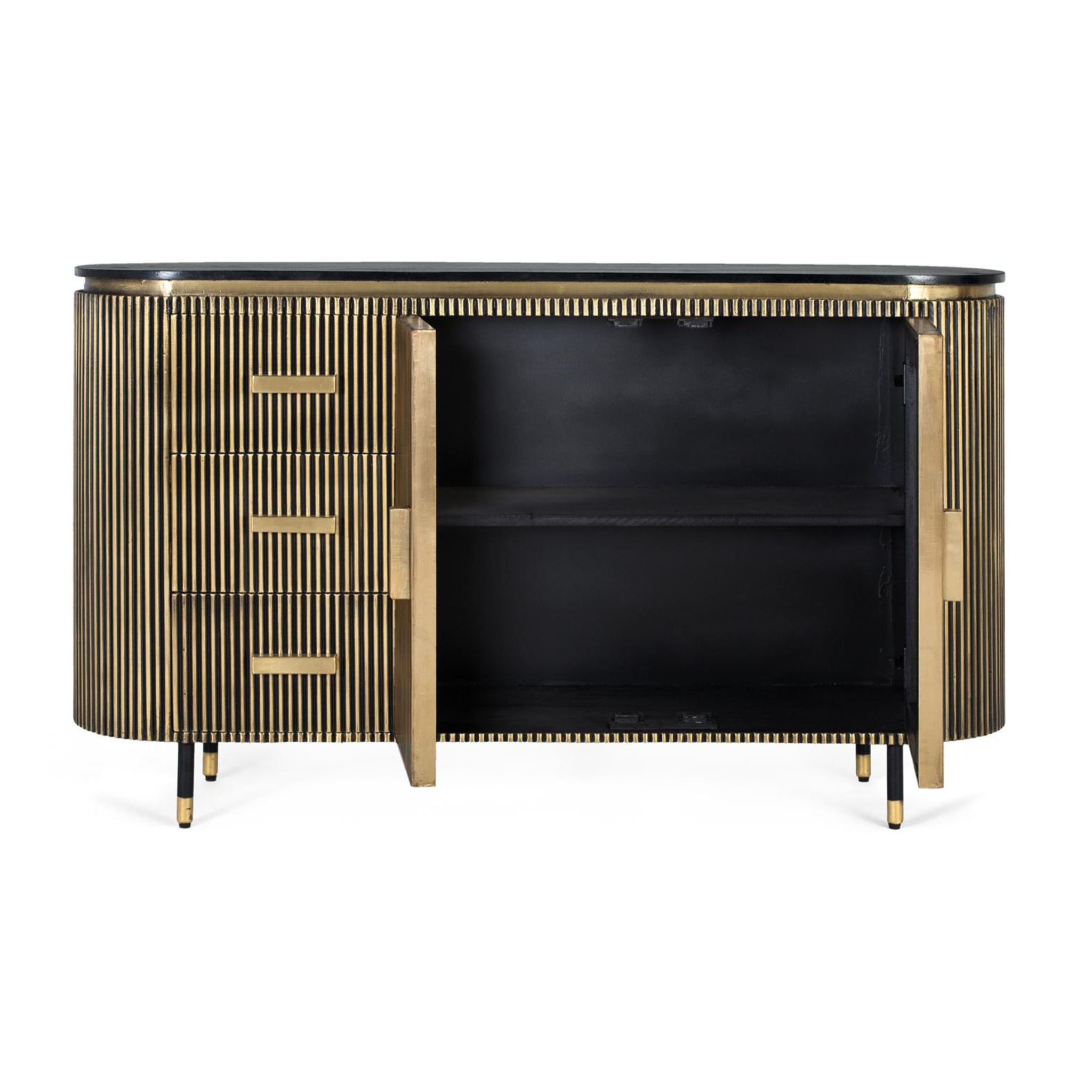 Aparador de Madera de Mango Estilo Clásico Moderno