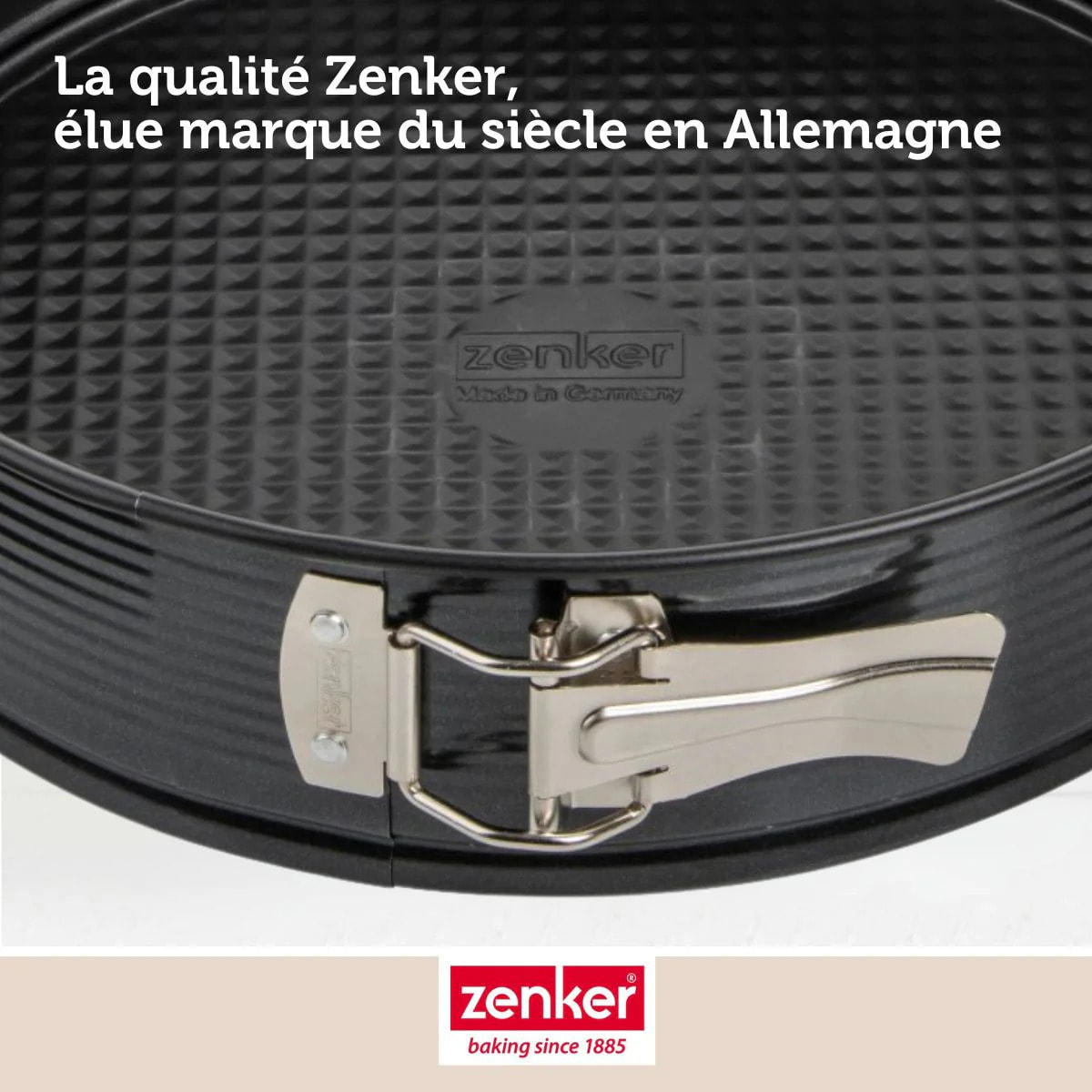 Ensemble de 2 Moules à manqué à charnière 26 cm Zenker Black Metallic