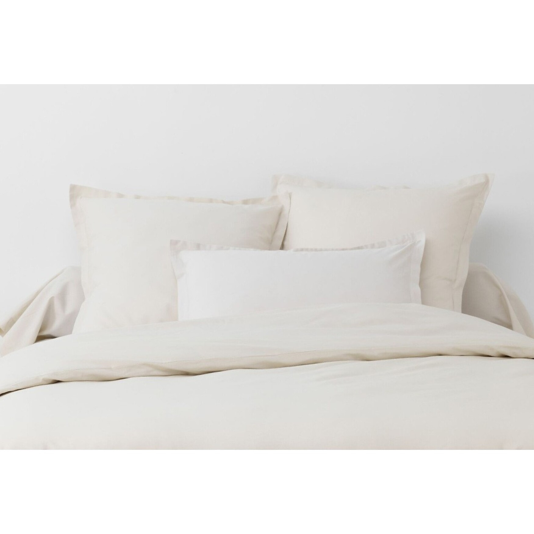 Parure De Drap 3pcs et Drap Housse 90x190cm Coton 57fils/cm2 Anthracite