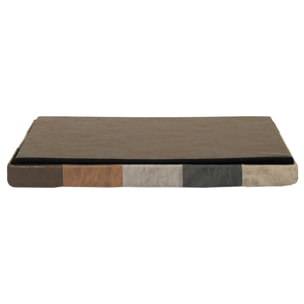 Coffre Banc Pliable Patchwork Pu M2