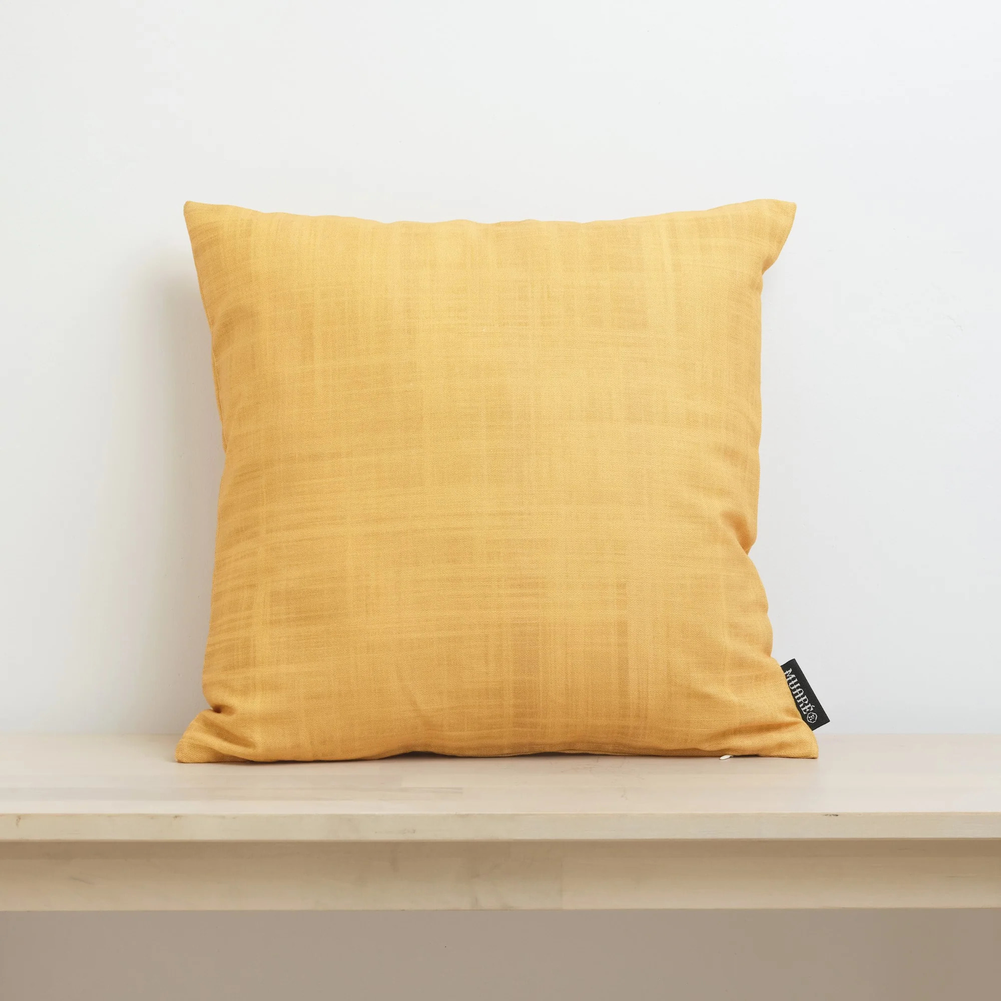 Housse de coussin Lesa 125 2 - Moutarde 45x45 cm 100% coton