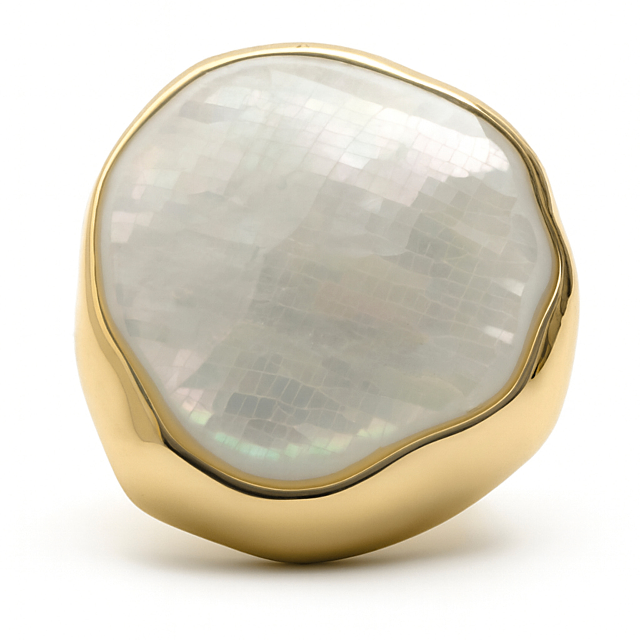 Anillo Riub acabado oro amarillo 18k