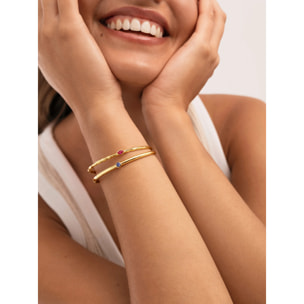 Brazalete Alma Rosé Baño Oro