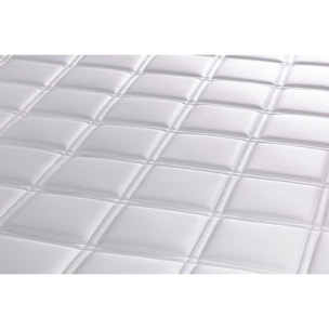 Ensemble Matelas Sommier 200x200 cm - Sommier Noir (en kit) - Regen