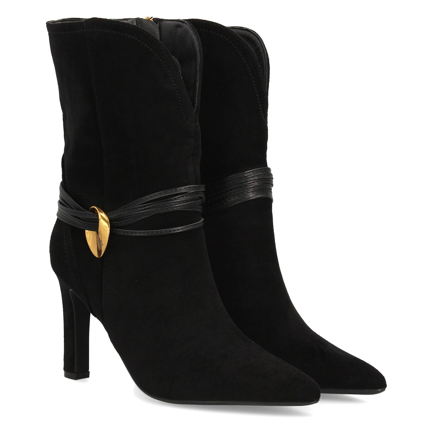 Botín elegante con tacón alto