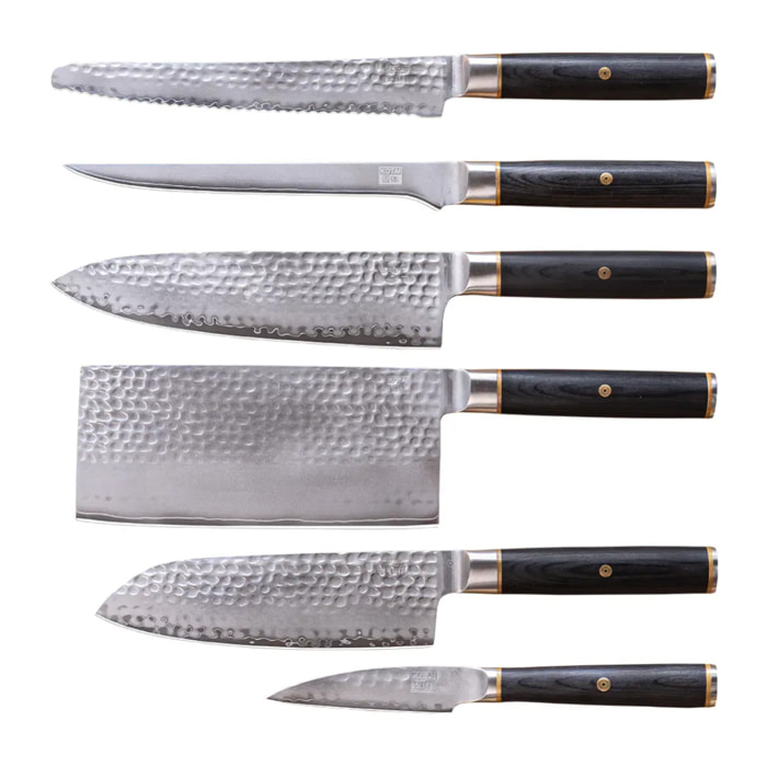 Set Completo di Coltelli (6 pezzi) - Collezione Pakka San-Mai