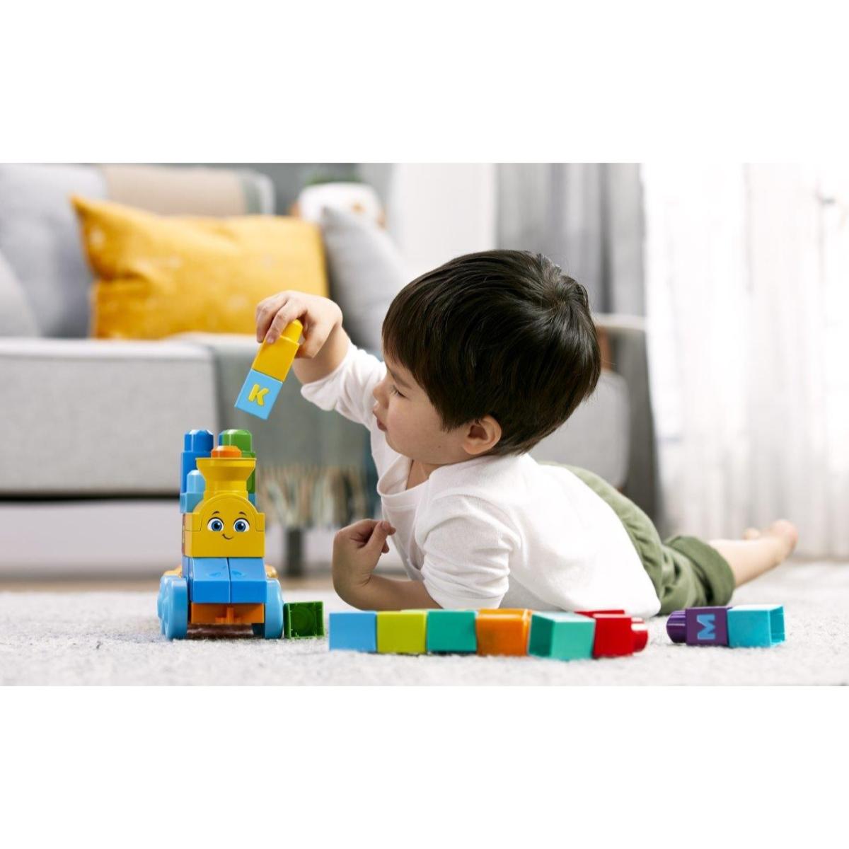 Mega Bloks Treno dell'Alfabeto da 50 Pezzi Blocchi da Costruzione unisex Fisher-Price