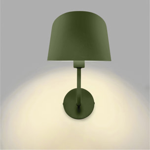 Forlight Fres aplique exterior verde para bombilla E14