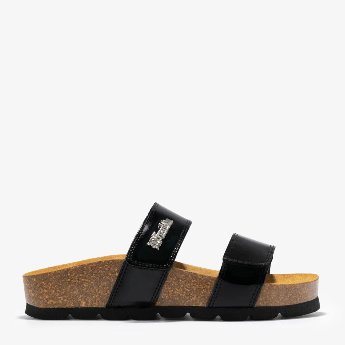 Sandalias Bio Straps Patent Negro D.Franklin