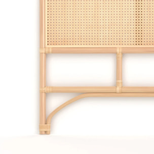 Tête de lit en rotin et cannage 140 cm - Naïra