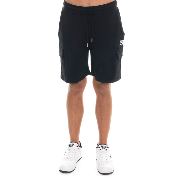 Bermuda cargo da uomo con logo piccolo