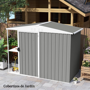 12x Paneles para Tejado de Acero Galvanizado, Chapas Perfiladas de Techo 7m², para Caseta de Herramientas, Cobertizo, Garaje, Exterior, 129x45cm, Gris Claro