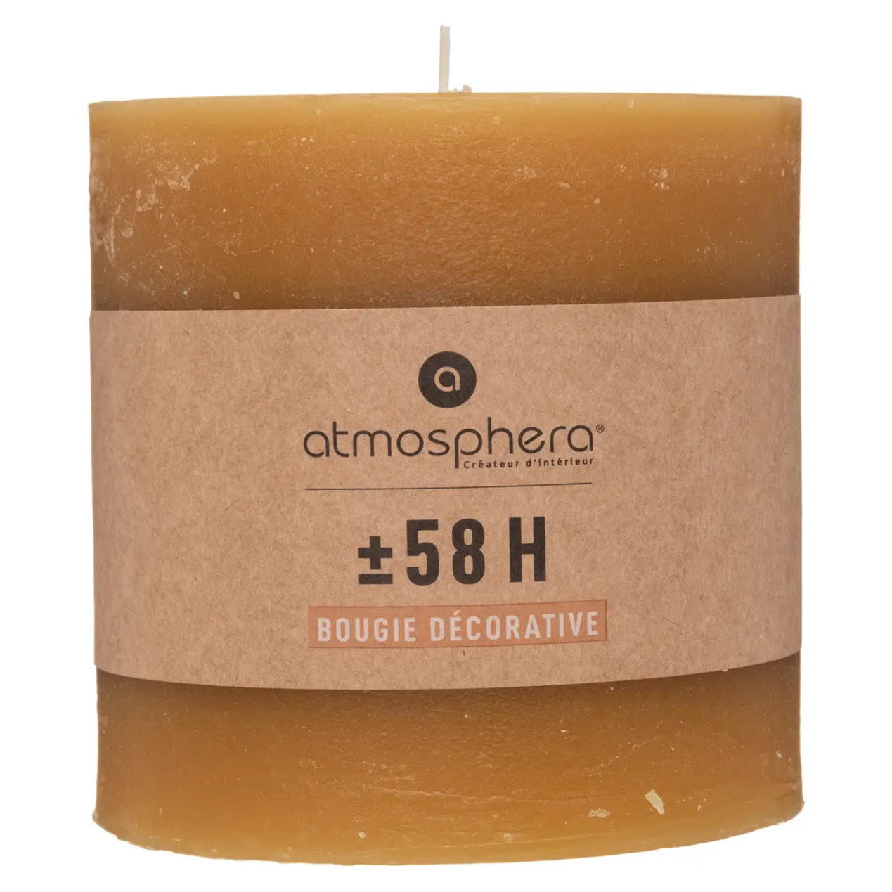 Bougie rustique jaune 663g