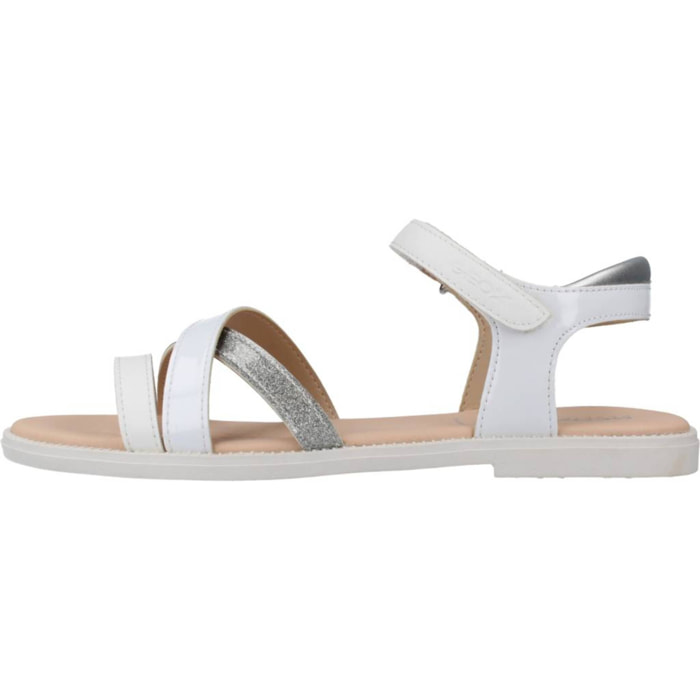 Sandalias Niña de la marca GEOX  modelo J SANDAL KARLY GIRL BLANCO
