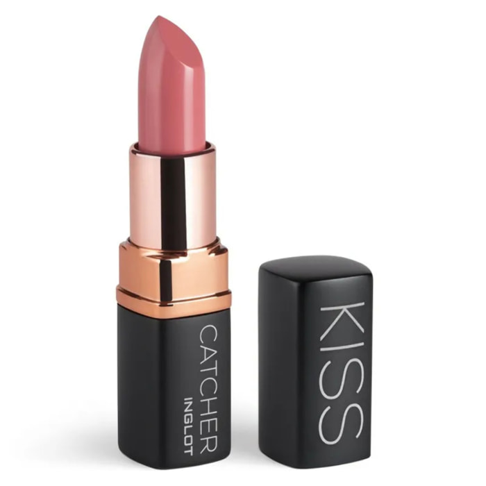 INGLOT Kiss Catcher Lipstick Call Me Babe 907, Labial en barra cremoso & hidratante, Hidrata y cuida tus labios, Alta pigmentación, Ingredientes naturales con Vitamina E, Color: Rosa Bebé Nude. 4,0gr