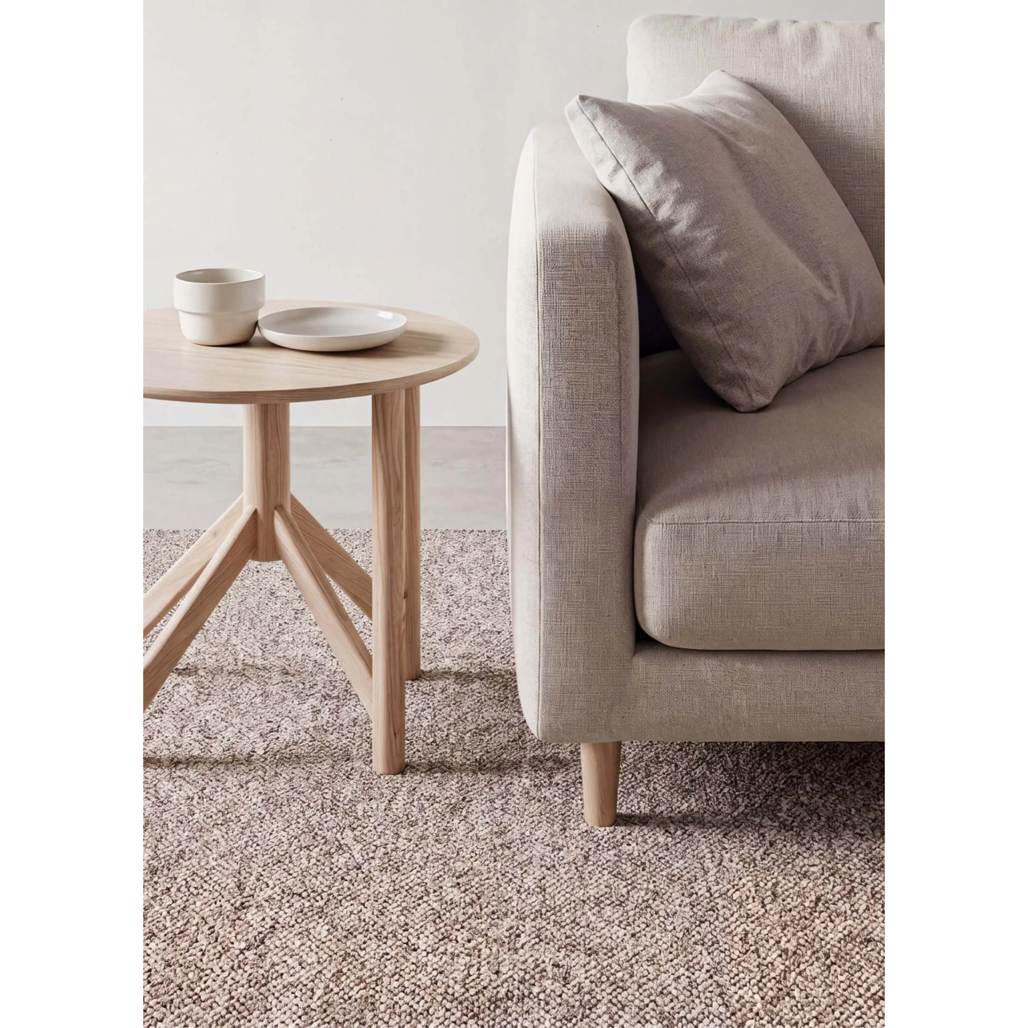 PETRA Alfombra lavable tejido en bucle en gris, varias medidas disponibles.