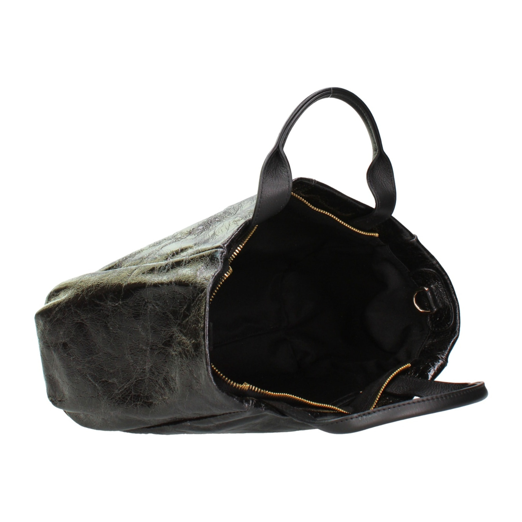 Borsa a mano da donna Veridia Elite - Vera Pelle - 37.0 x 25.0 x 16.0 cm