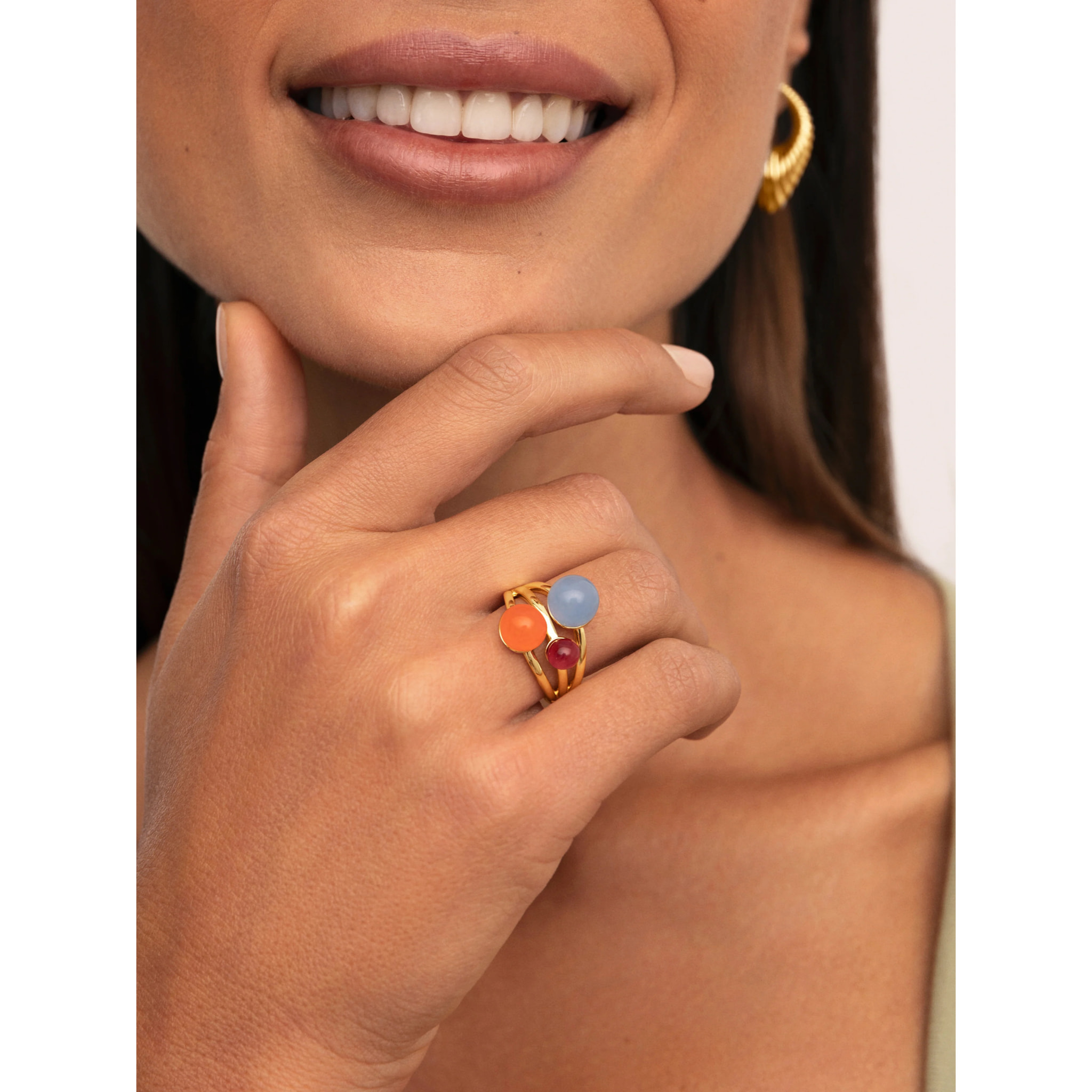 Anello Circus Placcato Oro