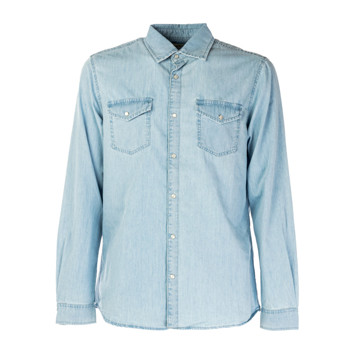 REIGN camicia uomo denim