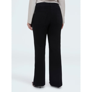 Fiorella Rubino - Jeans Flare lavaggio black - Nero