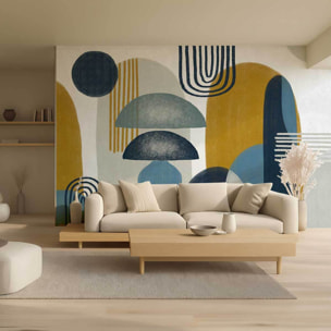 Papier peint panoramique Arches Ébène & Sable Intissé