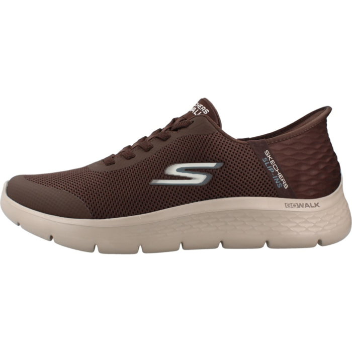 Sneakers De  Hombre 216324s Go Walk Flex Hands Up Marron