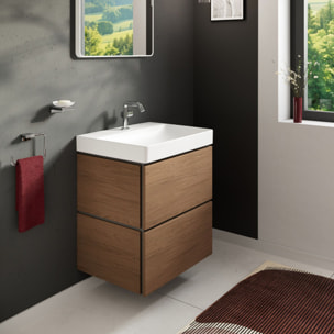 Mitigeur lavabo Tecturis S 110 Fine Ecosmart+ avec bonde clic-clac, Chromé