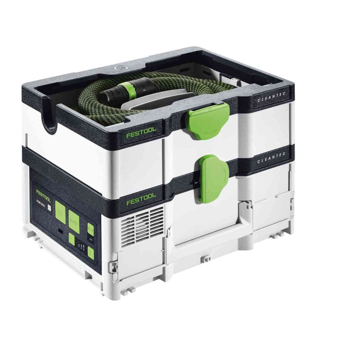 Aspirateurs sans fil CLEANTEC CTMC SYS HPC 4,0 I-Plus - FESTOOL - avec 4 batteries 18V 4.0Ah - chargeur double - Systainer - 576942