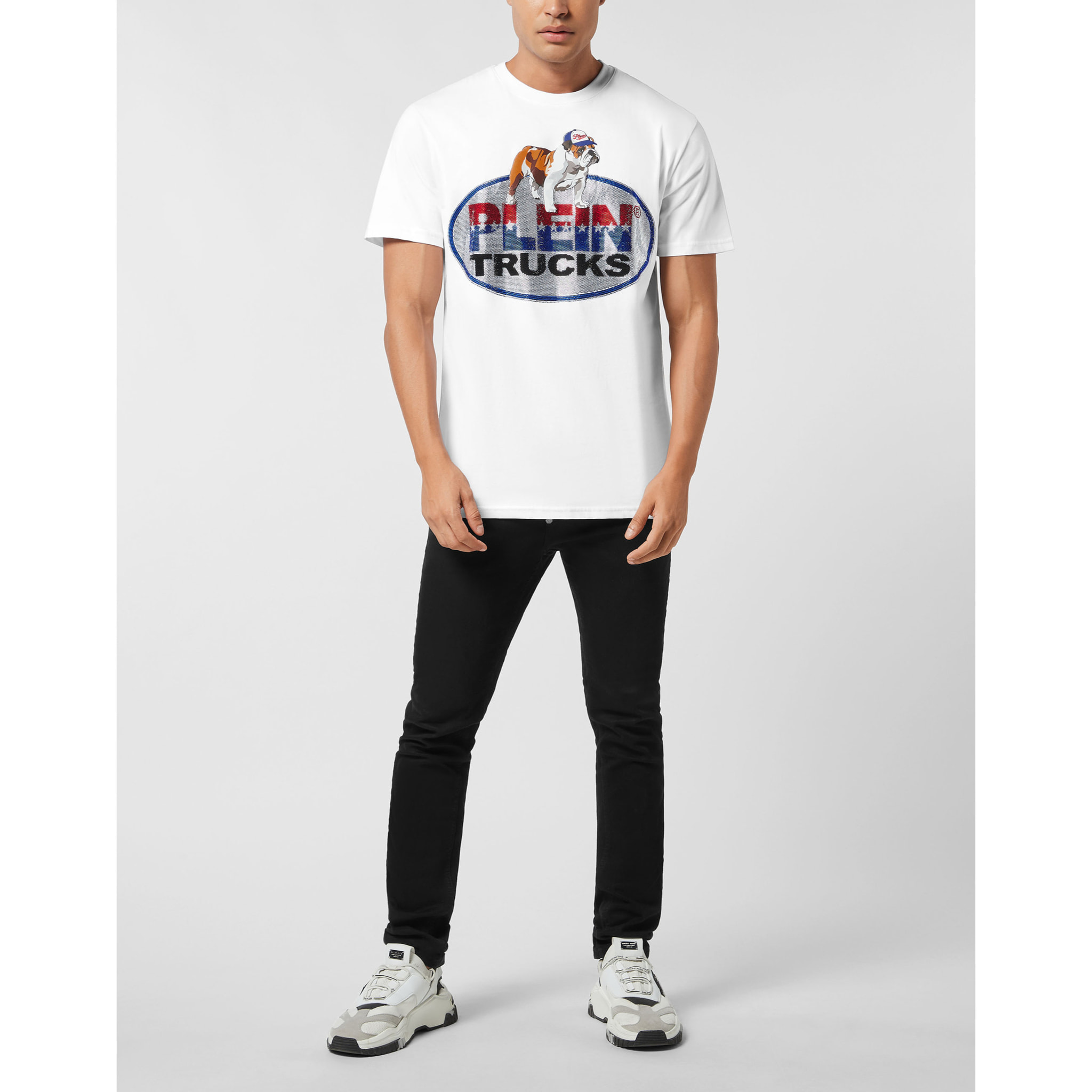 PHILIPP PLEIN Camiseta Cuello Redondo Ss Bulldog
