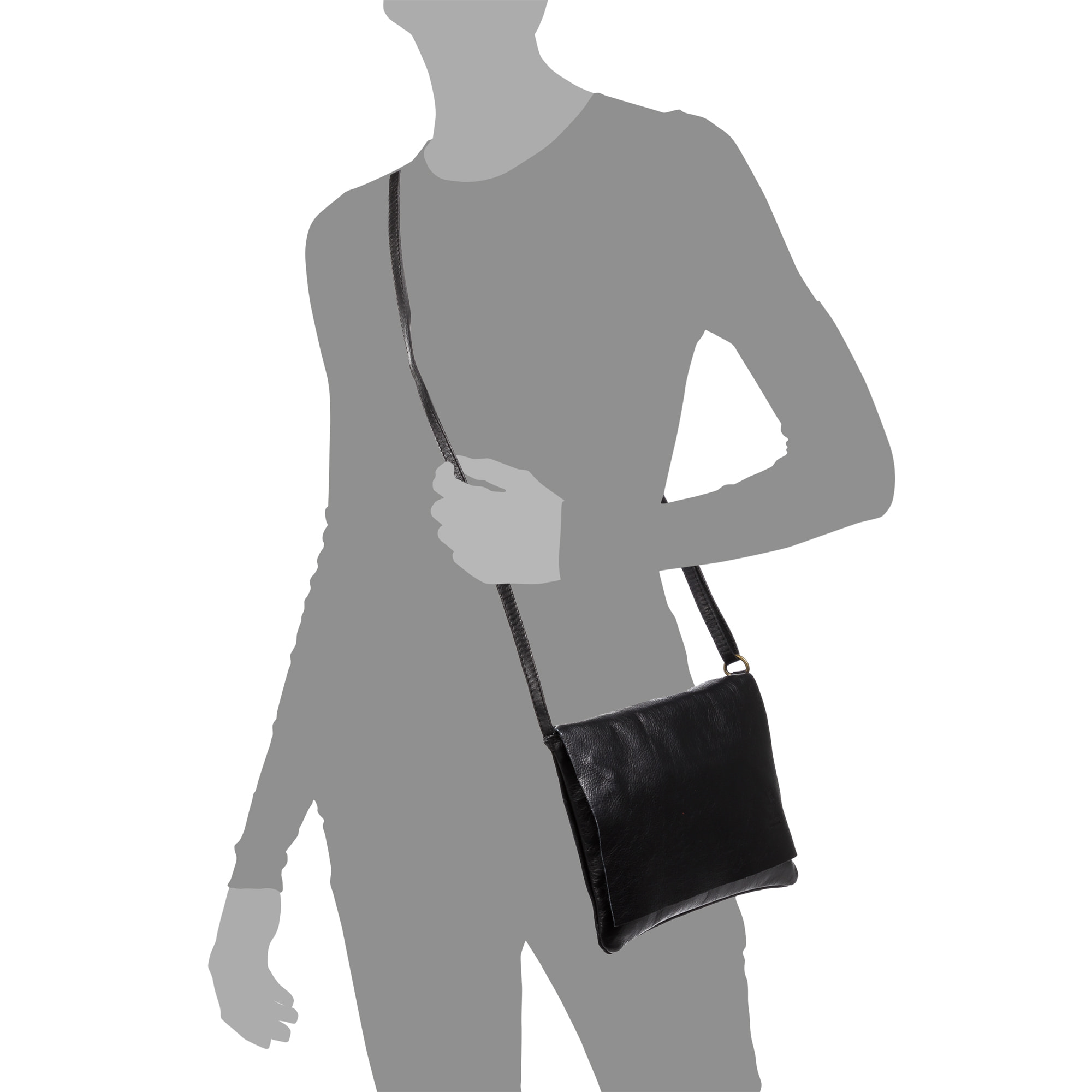 Concetta Borsa a tracolla Donna. Vera pelle Sauvage