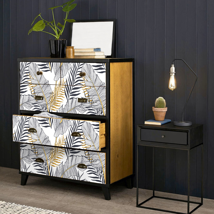 Sticker meuble tropical Hiva-Oa 60 x 90 cm