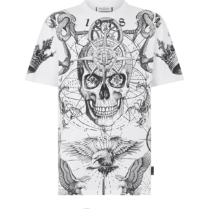PHILIPP PLEIN Round Neck T-Shirt Tattoo