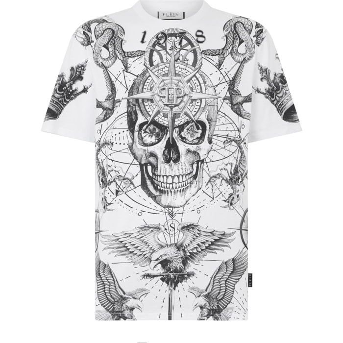 PHILIPP PLEIN Round Neck T-Shirt Tattoo
