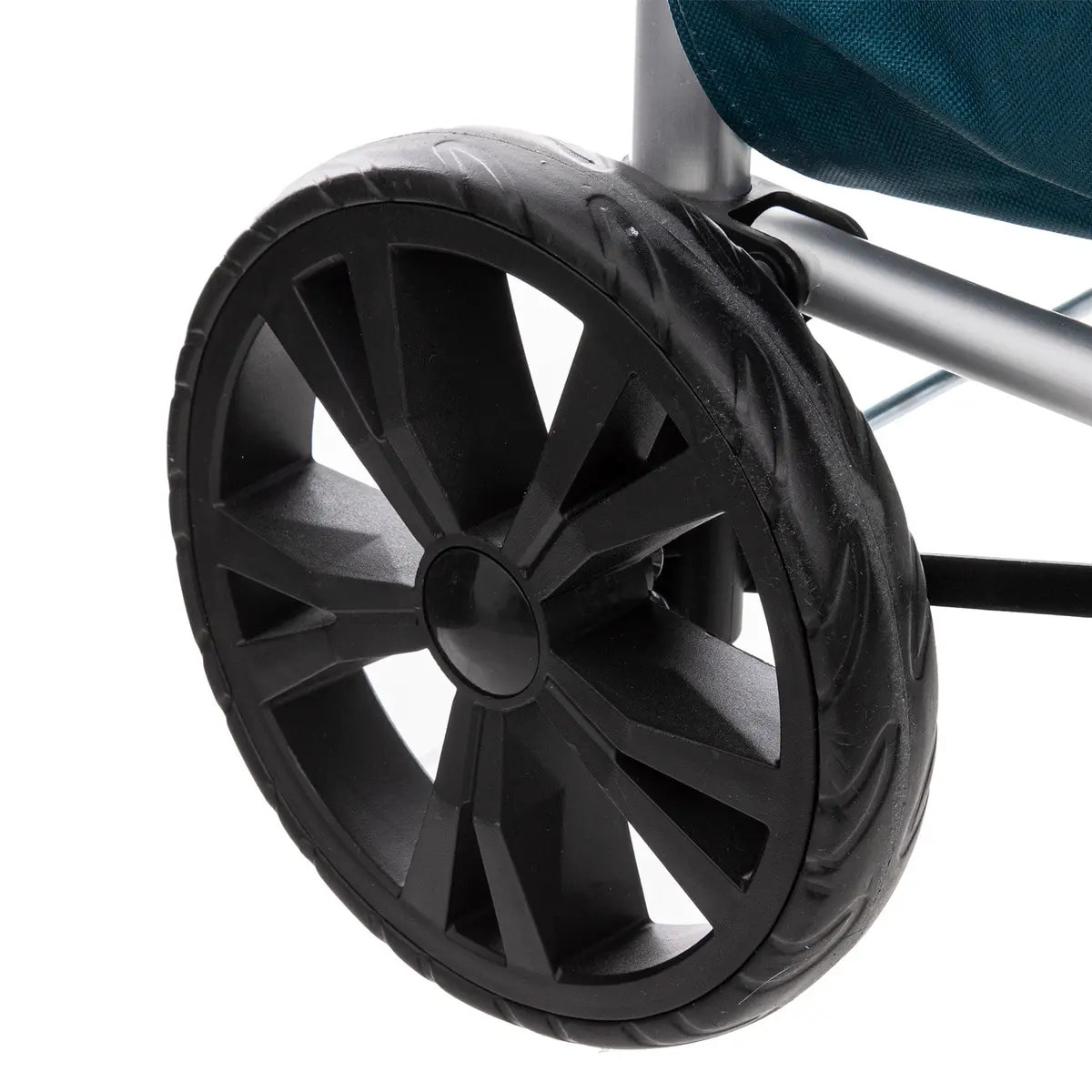 Chariot de course pliable 2 roues "Modern Color" bleu pérole