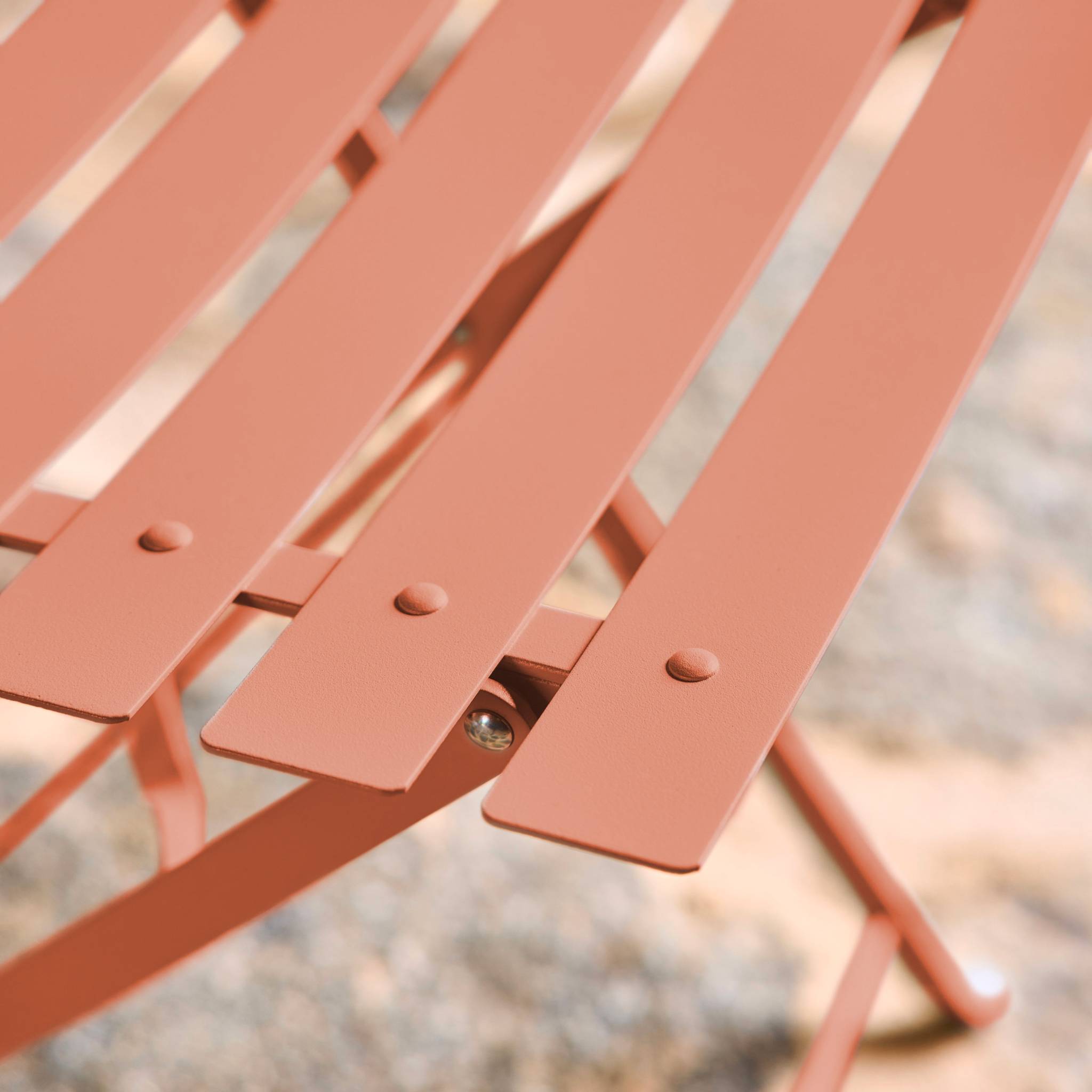 Chaise de jardin pliante métal (lot de 2) CHAISES EMILIA