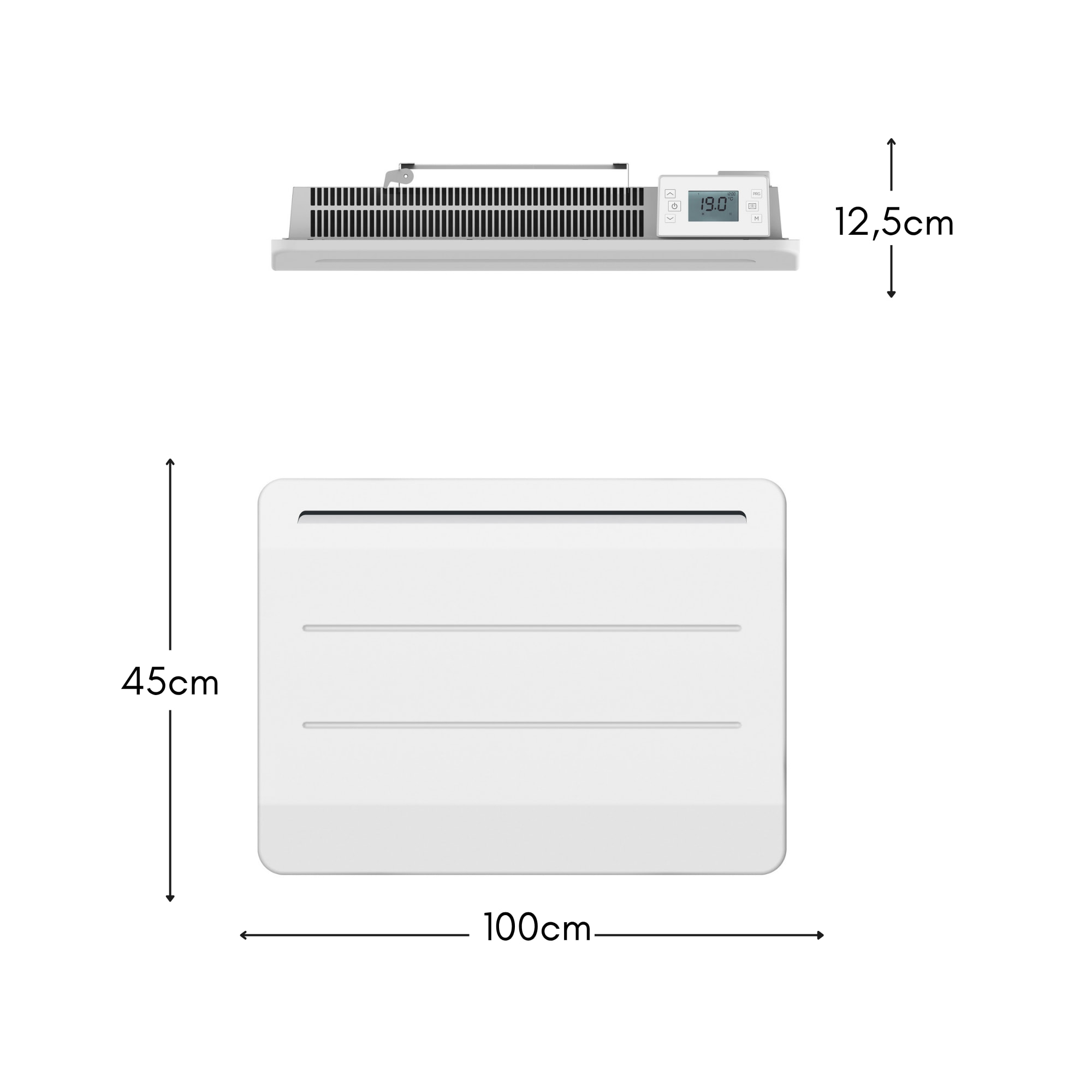 Radiateur électrique fonte MAUNA 2000W