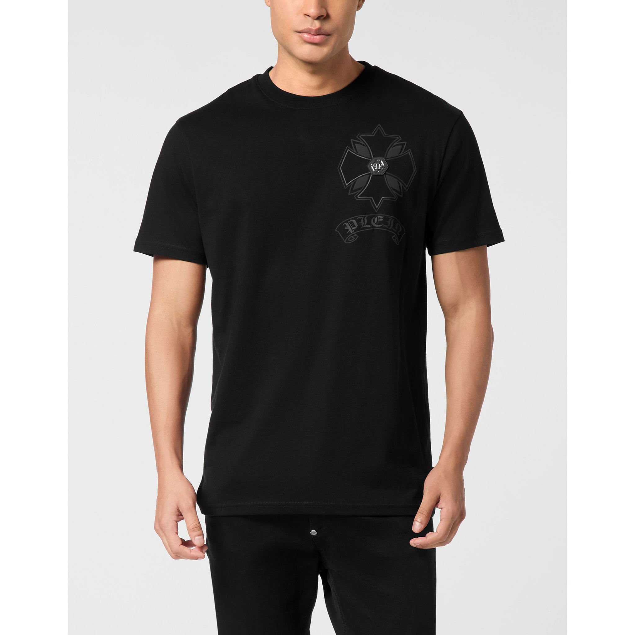 PHILIPP PLEIN Camiseta Cuello Redondo Ss CHROME