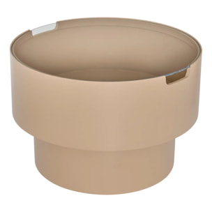 Table d'appoint avec coffre Karun moccha 45x45x30cm