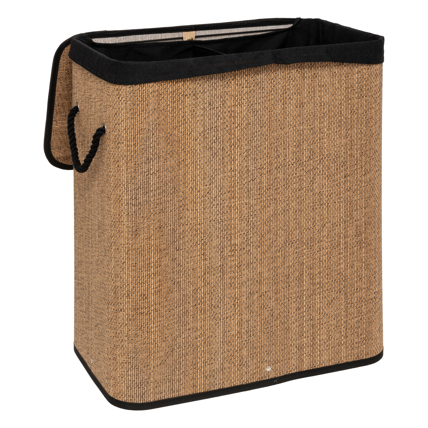 Panier à linge bambou 100 L - Beige