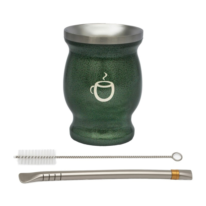 Coffret Maté - Calebasse et Bombilla en Inox