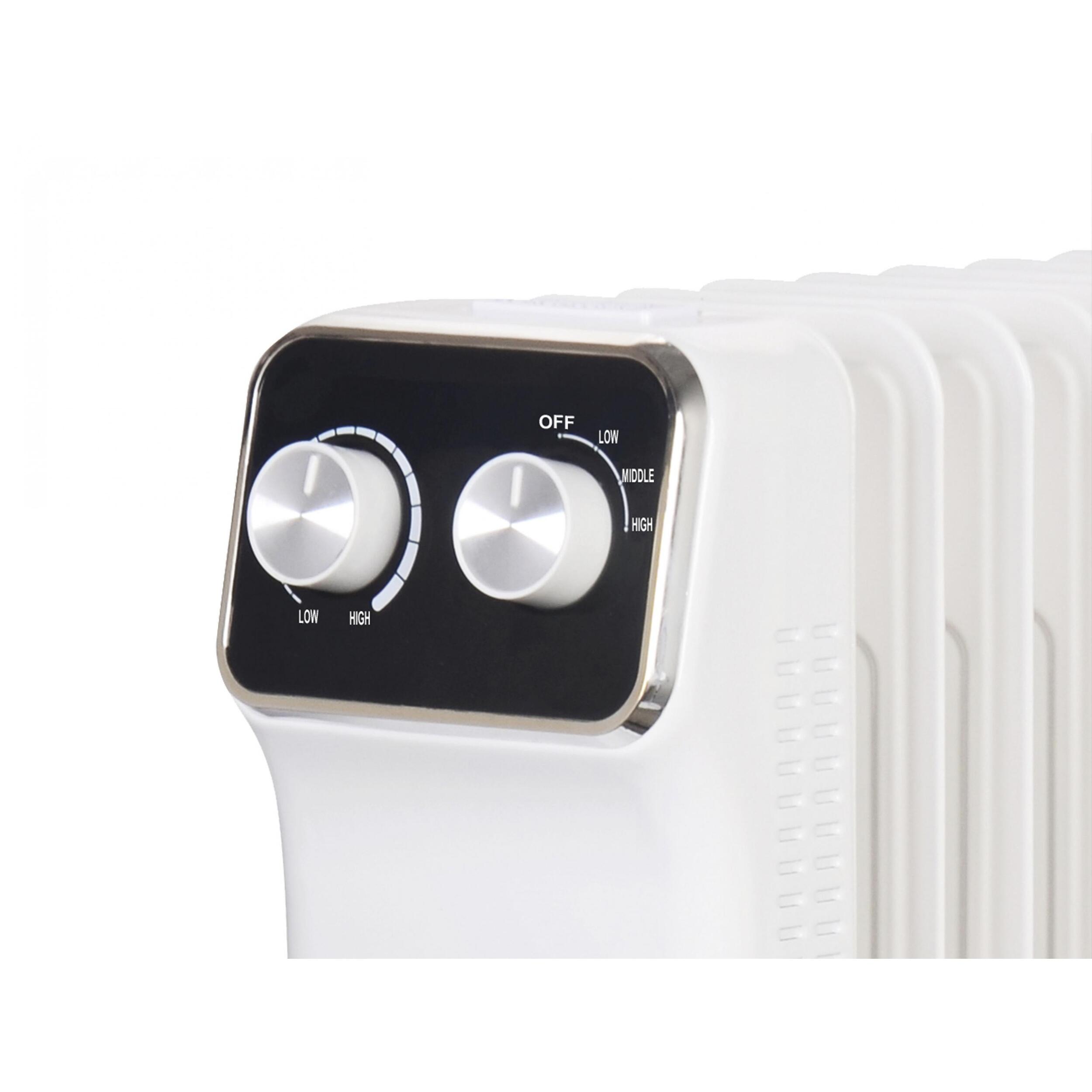 Radiateur d'huile blanc avec réservoir d'humidification 2800   W