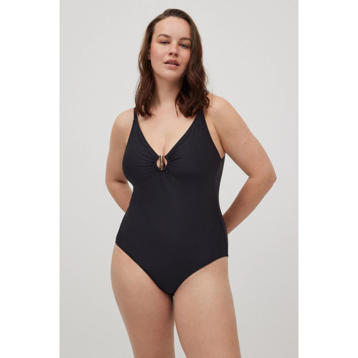 Costume intero modellante nero coppa C